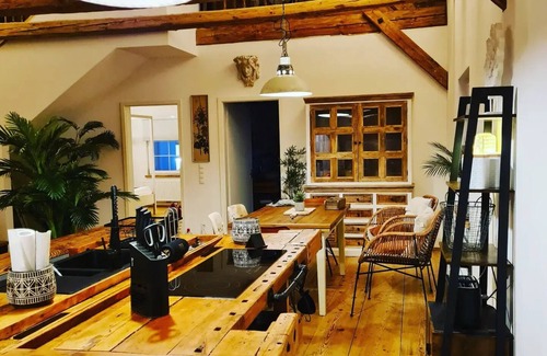 Oberreute House | Living loft with terrace between Lake Constance and the Alps. Pet friendly!