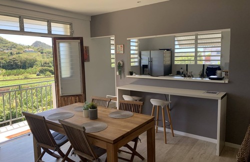 Le Marin Apartment | Lodge Goyavier and its large covered terrace