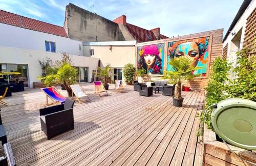 Douai Apartment | Loft 250 m2 Toit Terrasse Parking Netflix