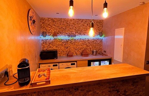 Koenigshoffen Est Apartment | Loft 85m2 Jacuzzi Hammam Billiards Bar Shower Sauna