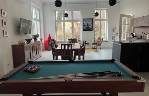 Rauschwalde Villa | Loft apartment with 2 bedrooms and 2 bathrooms, sauna and whirlpool