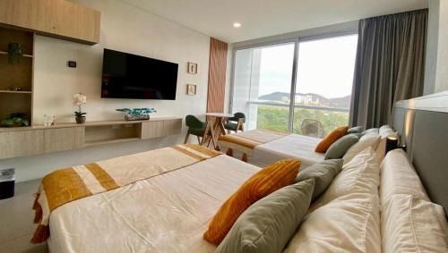 Santa Marta Apartment | Loft balcony overlooking the sea beach 100 meters away