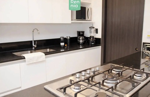 Zapopan Apartment | LOFT de Lujo - 2Hab, A/C, Sofa Cama - 2cajones privnn