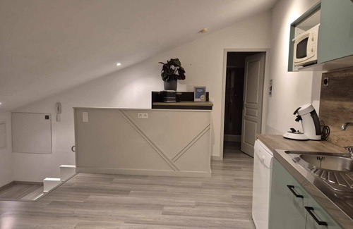 Saint-Paul-Trois-Chateaux Apartment | Loft type apartment in the historic center