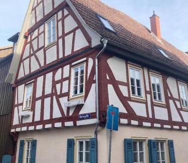 Nidderau Apartment | Loftcharakter unter historischem Gebälk