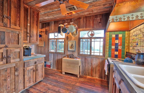 Wimberley Cabin | Log Cabin at Old Glory Ranch | Take a trip back in time!