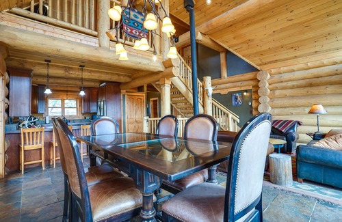 Florissant Cabin | Log Cabin on Private 45-Acre Ranch in Florissant!