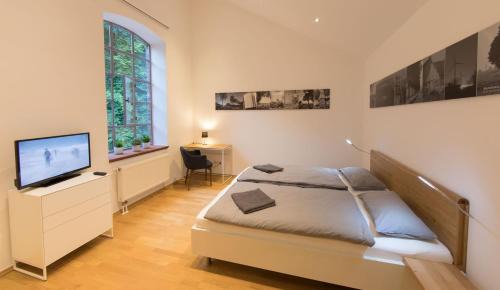 Stadtlohn Apartment | LokoMotel-Wohnung, Luxus Ferienwohnung im Lokschuppen