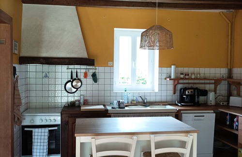 Couffy House | Longère (traditional long house) with private swimming pool near BEAUVAL zoo