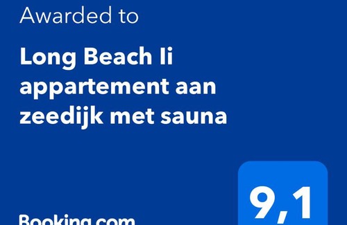 Middelkerke Apartment | Long Beach Ii appartement aan zeedijk met sauna