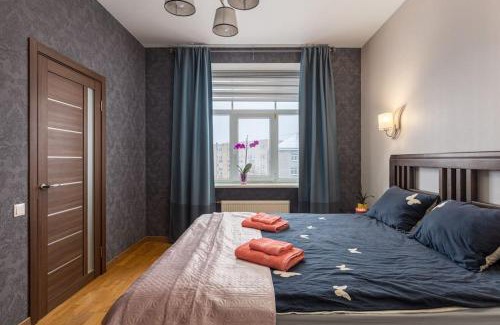 Sarkandaugava Apartment | Lovely 2-bdrm condo ideal for couples and family with children, free parking on premises