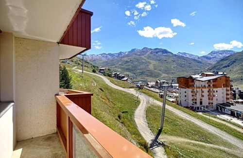Reberty Apartment | Lovely 2-room 25m² ski-in/ski-out, south-facing balcony, 4 guests