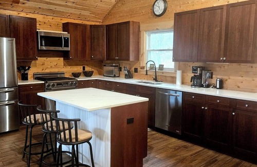 Brighton Cabin | Lovely 4 bedroom Log cabin in Island Pond VermontnSnow Mobile Capitol of NEK
