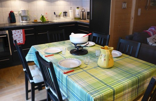 Ormont-Dessus Apartment | Lovely apartment for 4 guests with WIFI, TV, balcony and panoramic view