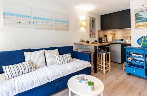 Lacanau-Ocean Apartment | Lovely apartment for 3 guests with pool, WIFI, TV and terrace