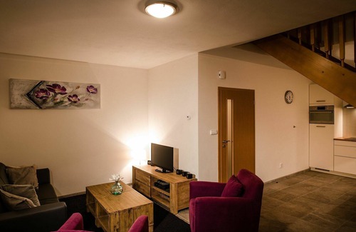 Lipno nad Vltavou House | Lovely apartment in villa for 5 people with WIFI, TV, terrace, pets allowed and parking