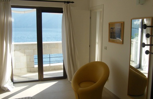 Prcanj Villa | Lovely modern stone villa with pool on the sea front in Prcanj, ME