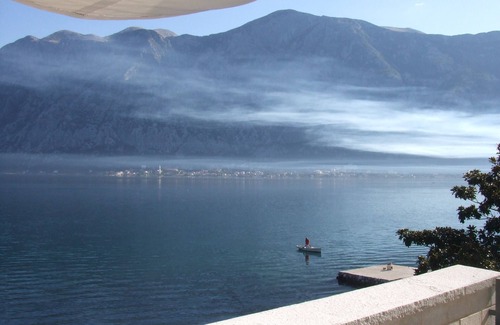 Prcanj Villa | Lovely modern stone villa with pool on the sea front in Prcanj, ME
