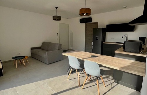 Oletta Apartment | Lovely new T2 apartment bathed in sunshine all day with terrace and private garden