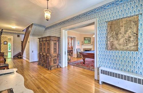 Jonesville House | Lush Elkin Home with Porch Views and Pool Table