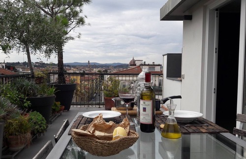 Santissima Annunziata House | lux design attic | beautiful terrace | great city view over Duomo and Fiesole
