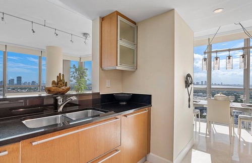 City Center Apartment | Luxe 2/2 Direct Ocean with Skyline Views at the Setai
