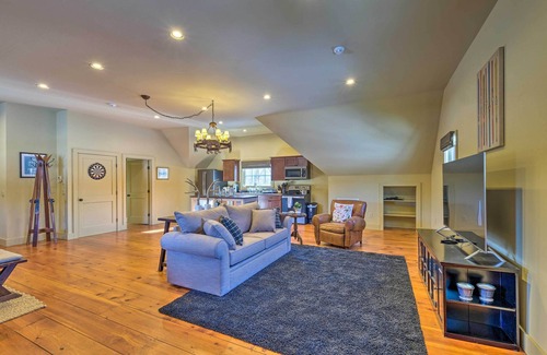 Manchester Center Apartment | Luxe 'Green Barn' Near Skiing w/Mt Equinox Views!