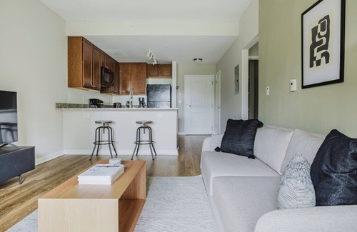 North Bethesda Apartment | Luxe North Bethesda 1BR w/W/D, Pool & Gym, nr Metro, by Blueground