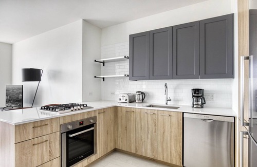 West Loop Apartment | Luxe West Loop Studio w/Gym, Pool, Coworking, walk to UIC, by Blueground