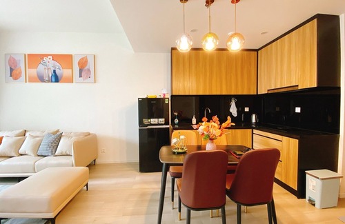 District 9 Apartment | LuxeNestVN! spacious apartment,saltwater pool, a fitness center, Vinwonder.