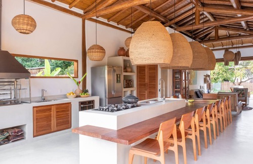 Caraiva House | Luxuosa Casa Escarlete - Trancoso, Bahia
