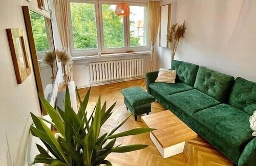 Katowice Apartment | Luxurious BOHO style apartm. HOME OFFICE +Deskn