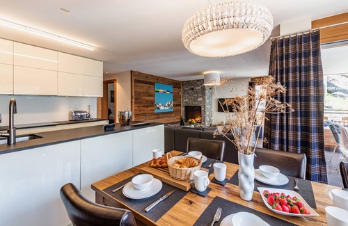 Zermatt Apartment | Luxurious Chalet Petit - matterhorn views, central location, outdoor hot tub