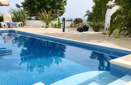 Pegeia Villa | Luxurious Coral Bay Villa with Private Pool, Sea & Mountain Views Great Location