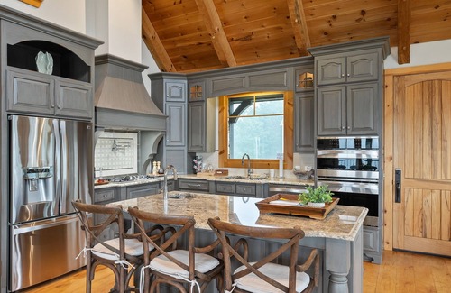 Arley House | Luxurious French Country Estate on Smith Lake- Flat yard, dock, fiber internet!
