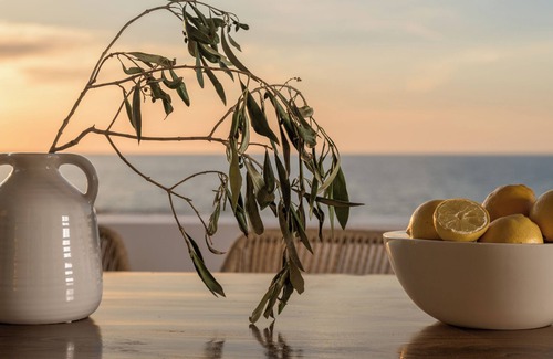 Apollonia Villa | Luxurious oceanfront villa with unique sunset & hot tub