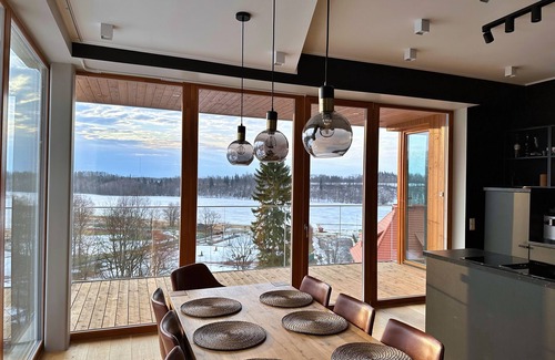Viljandi Apartment | Luxury 2 bedroom, lake view apartment with sauna