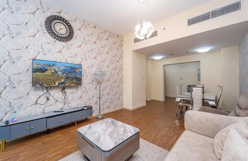 Ajman Apartment | Luxury 2 bedroom next to beach with swimming pool gym and kids play area