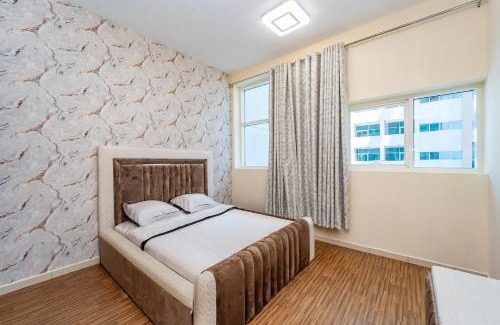 Ajman Apartment | Luxury 2 bedroom next to beach with swimming pool gym and kids play area