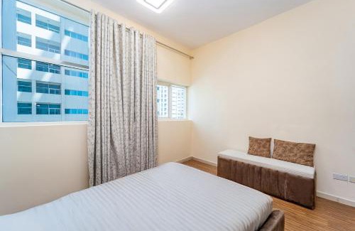 Ajman Apartment | Luxury 2 bedroom next to beach with swimming pool gym and kids play area