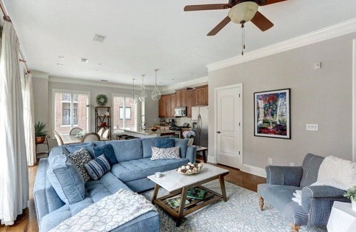 Historic District - North Condo | Luxury Bay Street Condo featuring Dual King Suites