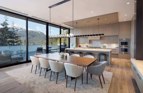 Whistler Creekside House | Luxury Chalet with Ski Acess, Hot Tub, Gym, Views