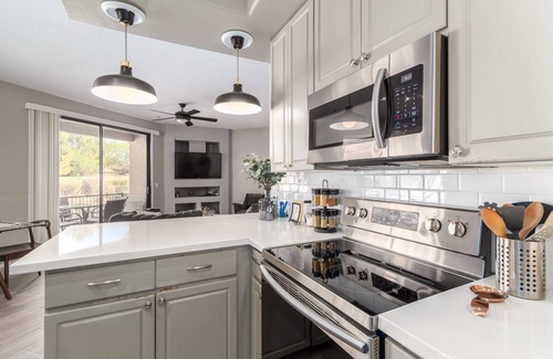 Fox Crossing Condo | Luxury Condo in exclusive Bridges at Ocotillo GATED COMMUNITY *Ground Floor*