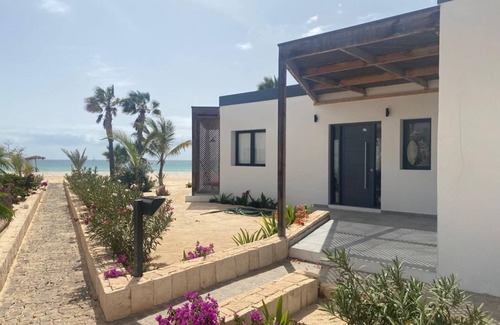Rabil Villa | Luxury Beachvila Praia D'chaves mit Wohnbereich