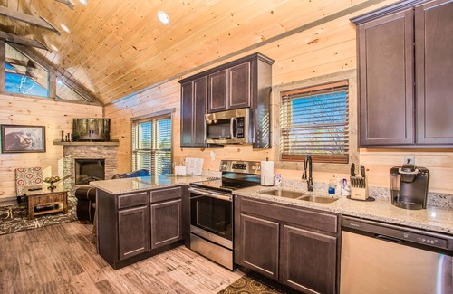 Hemlock Hills Cabin | LUXURY INDOOR HEATED Private Pool Cabin minutes from downtown Gatlinburg!