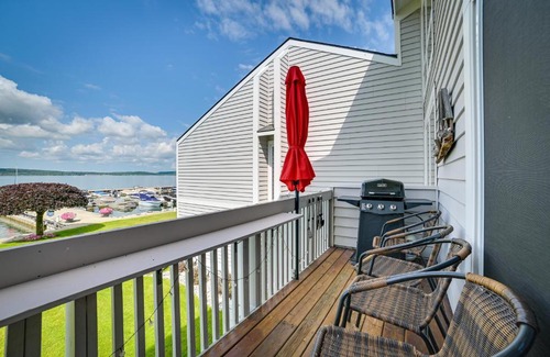 Boyne City House | Luxury Lakefront Boyne City Townhome with Views!