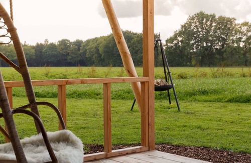 Municipality of Haaksbergen House | Luxury Lodge in Reesprong with Garden Fire Pit