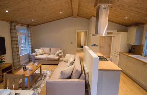 Gwynedd- Snowdonia Cabin | Luxury lodge, with hot tub, prime location in Betws-y-Coed, Snowdonia National Park, North Wales