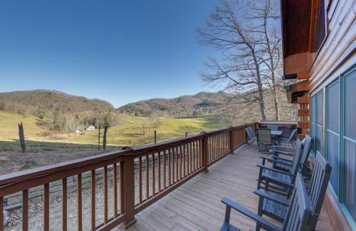 Waynesville House | Luxury Mountain Cabin with Hot Tub and Pool Table!