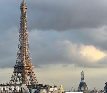 Passy Apartment | Luxury Penthouse Rooftoop Eiffel Tower view - EM02